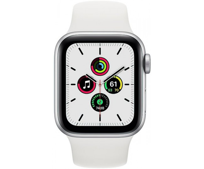 Apple Watch SE GPS 40mm Silver Aluminum Case w. White Sport B. (MYDM2) б/в